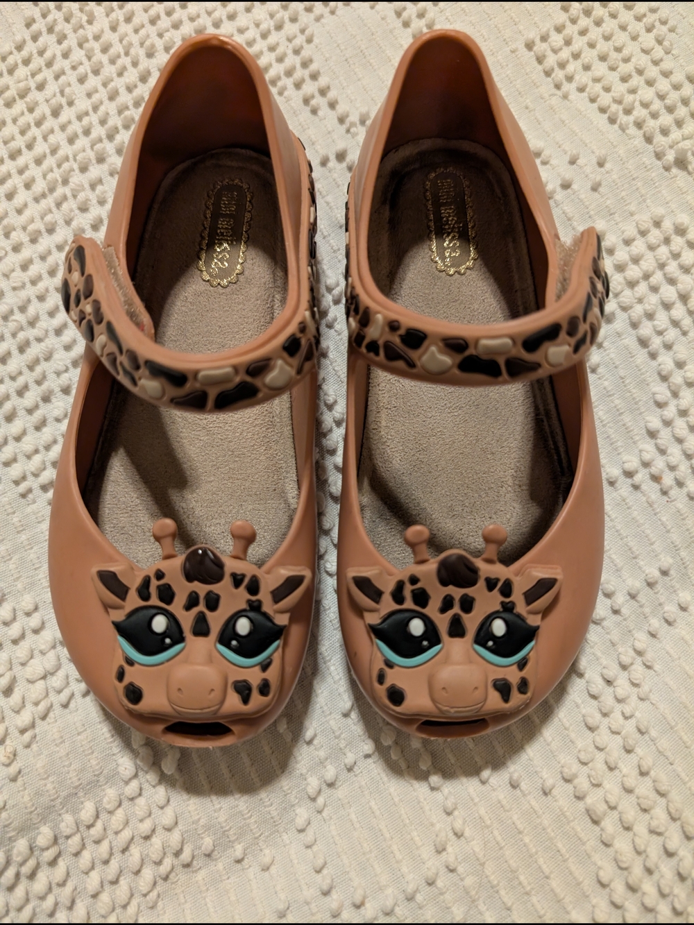 Box#6 Mini Melissa Giraffe Mary Jane Shoes